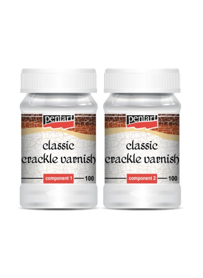 Classic Crackle Varnish – 2 component 100ml